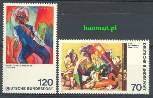 Znaczek Niemcy 1974 Mi 822-823 Czyste **