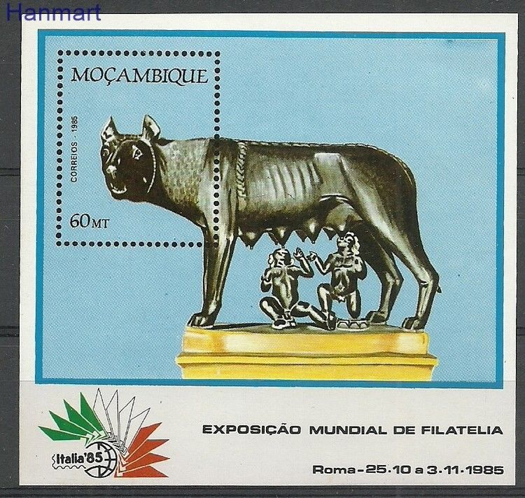 Znaczek Mozambik 1985 Mi bl18 Czyste **