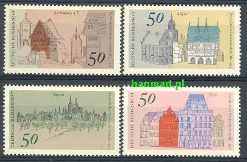 Znaczek Niemcy 1975 Mi 860-863 Czyste **
