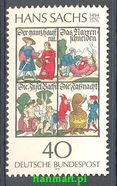Znaczek Niemcy 1976 Mi 877 Czyste **