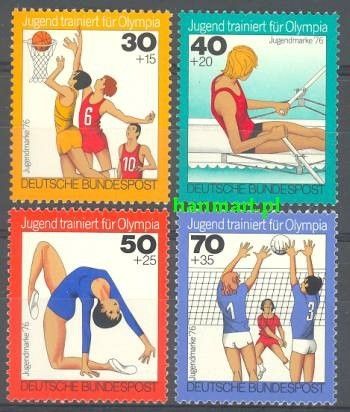 Znaczek Niemcy 1976 Mi 882-885 Czyste **