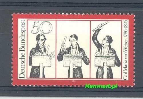 Znaczek Niemcy 1976 Mi 894 Czyste **