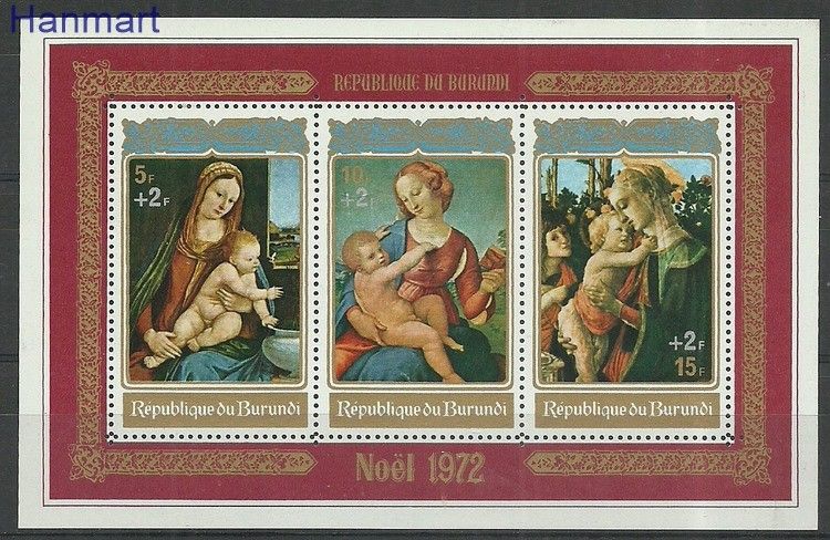 Znaczek Burundi 1972 Mi bl66A Czyste **