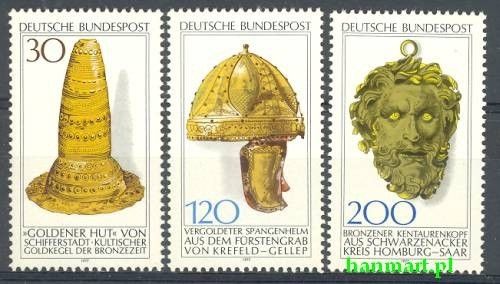 Znaczek Niemcy 1977 Mi 943-945 Czyste **