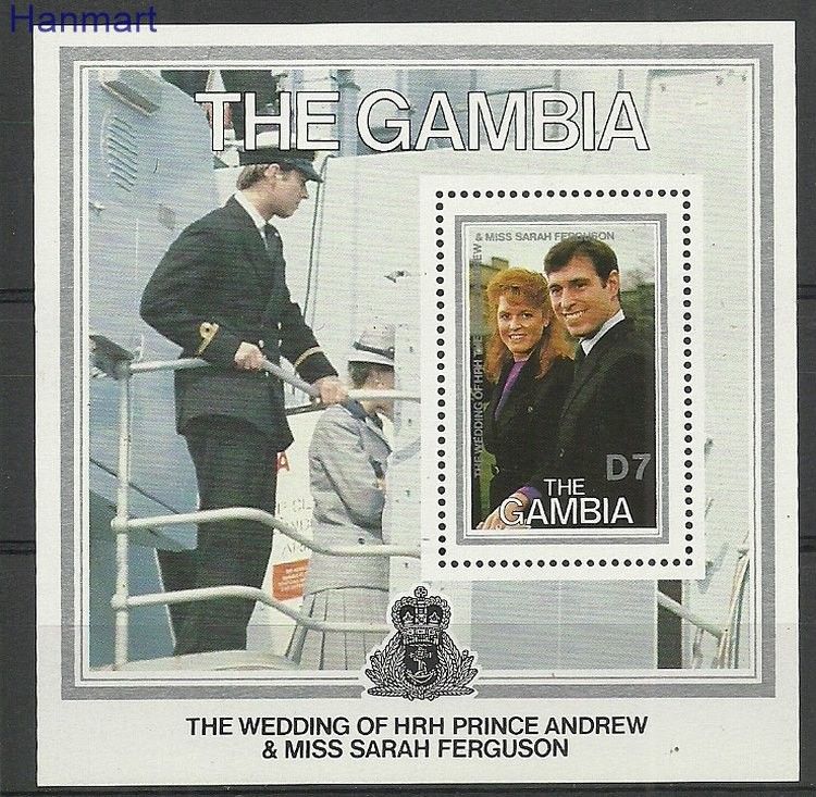 Znaczek Gambia 1986 Mi bl27 Czyste **