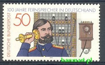 Znaczek Niemcy 1977 Mi 947 Czyste **