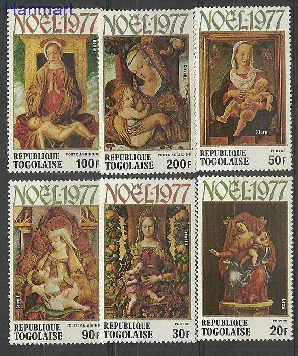 Znaczek Togo 1977 Mi 1260-1265 Czyste **