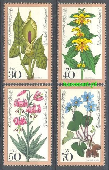 Znaczek Niemcy 1978 Mi 982-985 Czyste **