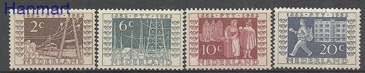 Znaczek Holandia 1952 Mi 597-600 Czyste **