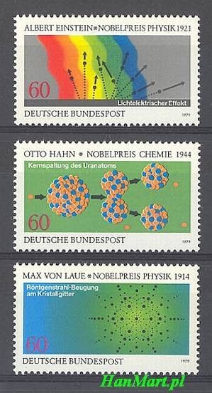 Znaczek Niemcy 1979 Mi 1019-1021 Czyste **