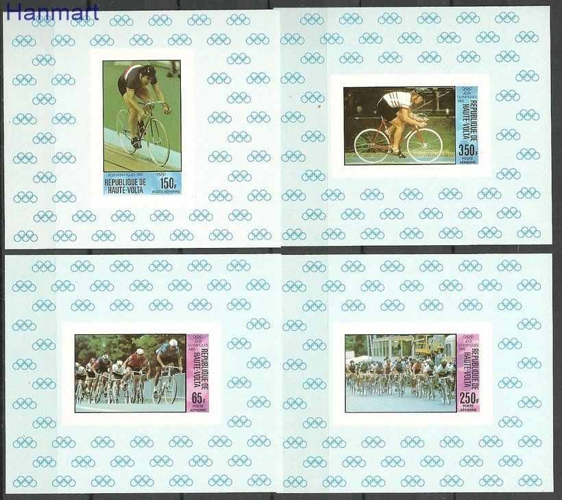 Znaczek Burkina Faso 1980 Mi 795-798B Czyste **