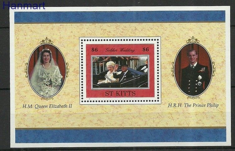 Znaczek Saint Kitts 1997 Mi bl17 Czyste **