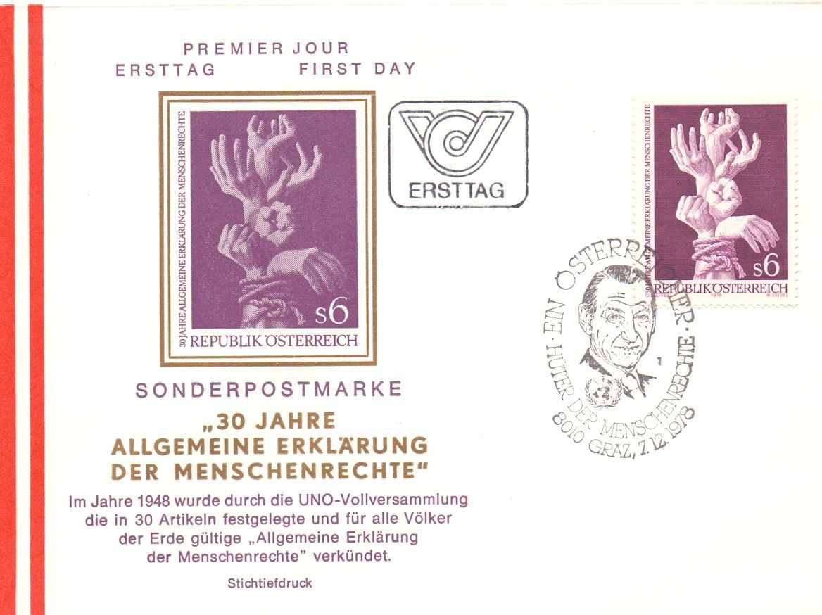 Znaczek Austria 1978 Mi 1595 FDC