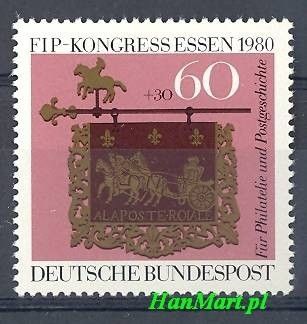 Znaczek Niemcy 1980 Mi 1065 Czyste **
