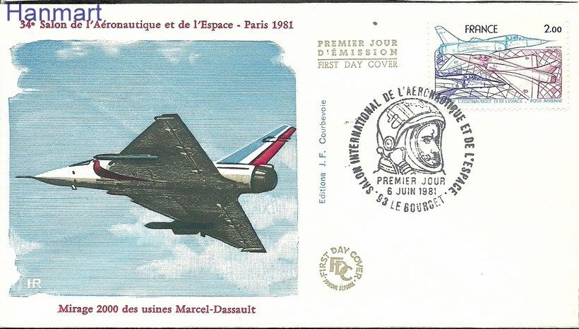 Znaczek Francja 1981 Mi 2269b FDC