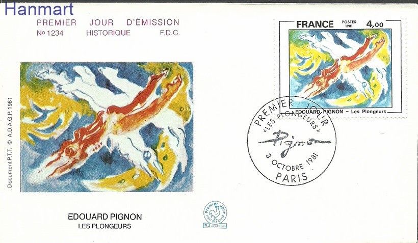 Znaczek Francja 1981 Mi 2286 FDC