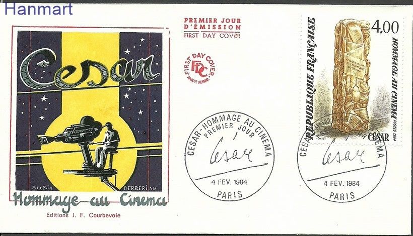 Znaczek Francja 1984 Mi 2425b FDC