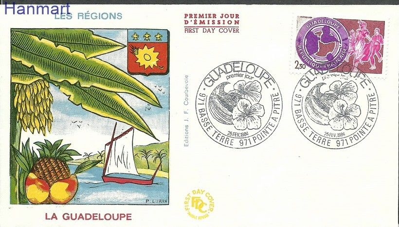 Znaczek Francja 1984 Mi 2427 FDC
