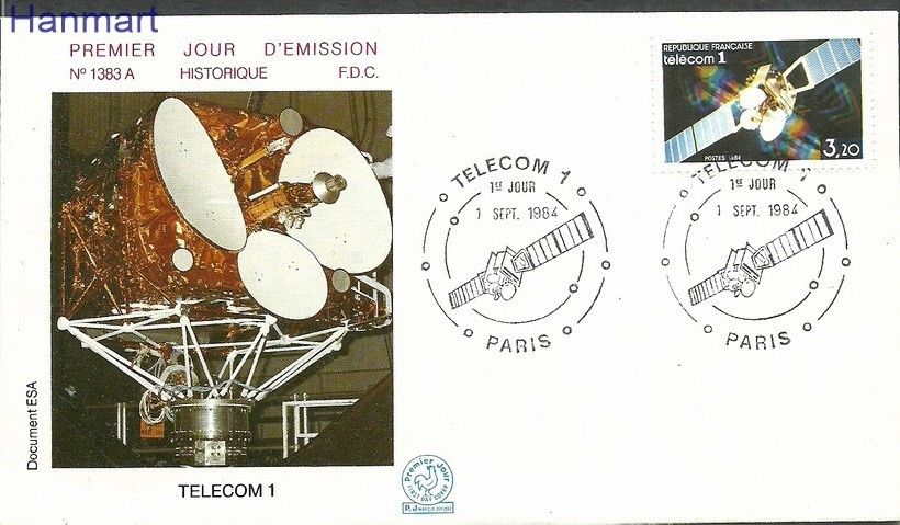 Znaczek Francja 1984 Mi 2459 FDC