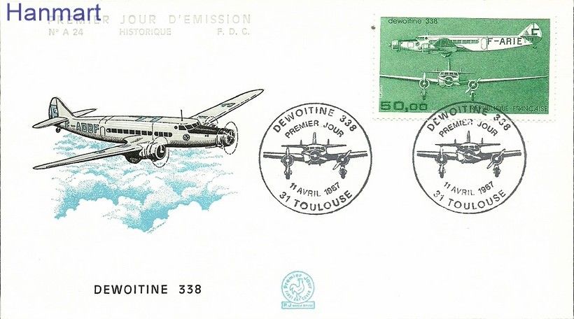 Francja 1987 Mi 2601a FDC