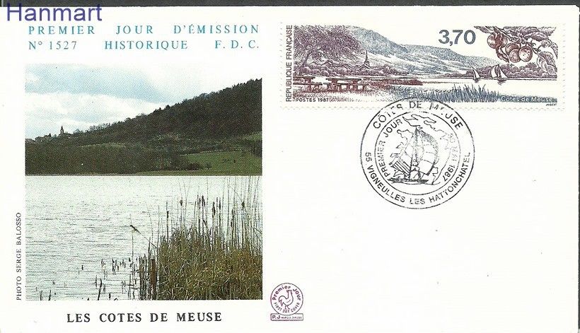 Znaczek Francja 1987 Mi 2609a FDC