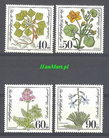 Znaczek Niemcy 1981 Mi 1108-1111 Czyste **