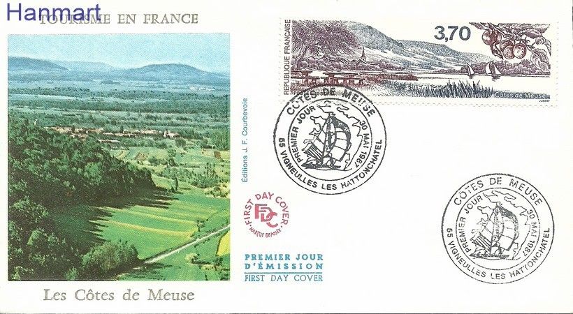 Znaczek Francja 1987 Mi 2609b FDC