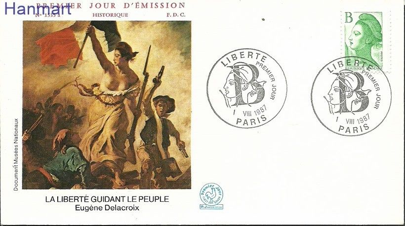Znaczek Francja 1987 Mi 2618a FDC