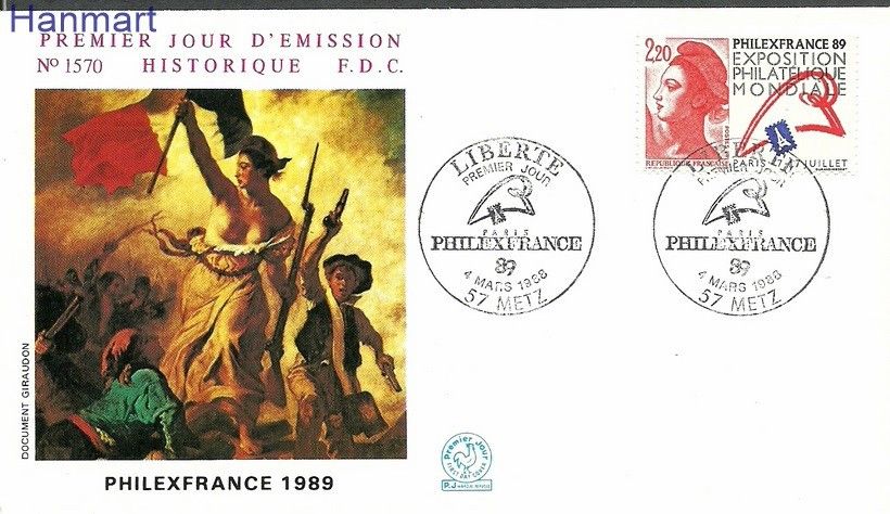 Znaczek Francja 1988 Mi 2661c FDC