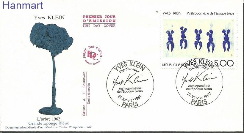 Znaczek Francja 1989 Mi 2697b FDC