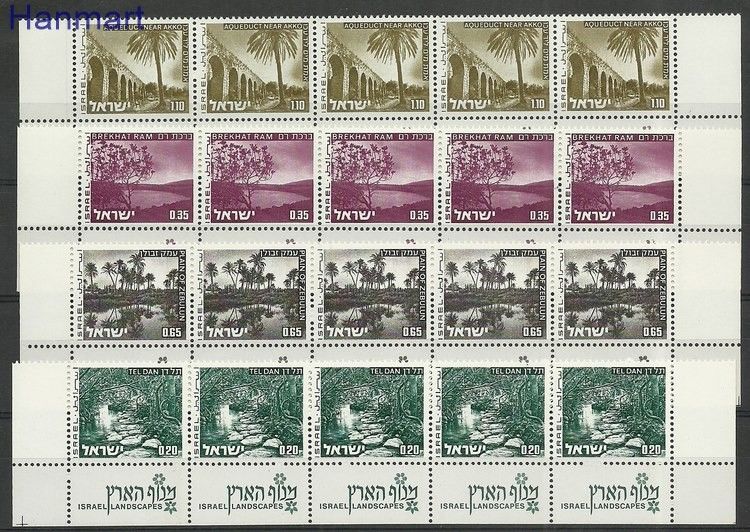 Znaczek Izrael 1973 Mi fun598-601x Czyste **