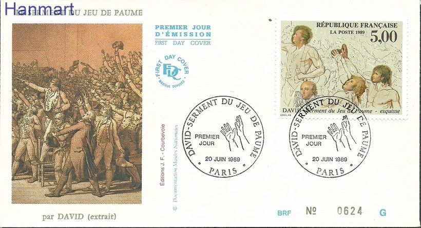 Znaczek Francja 1989 Mi 2723 FDC