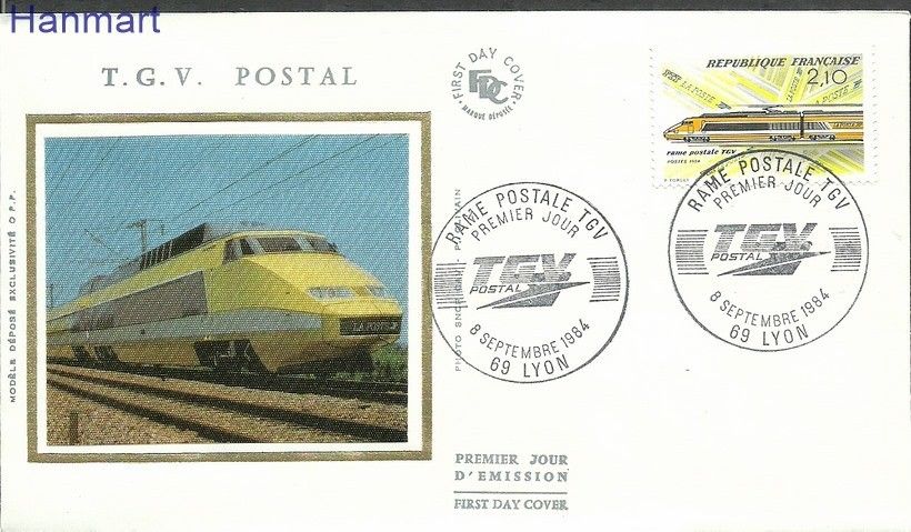 Znaczek Francja 1984 Mi S2460b FDC