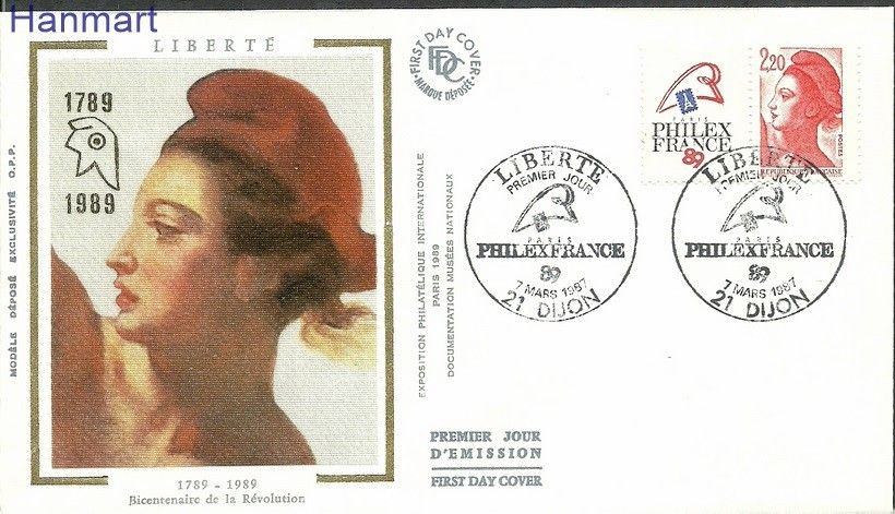 Znaczek Francja 1985 Mi S2510yAI FDC