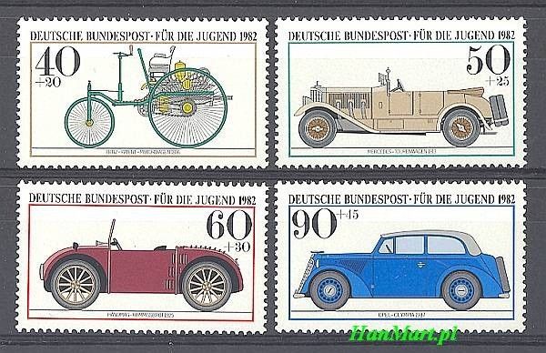 Znaczek Niemcy 1982 Mi 1123-1126 Czyste **