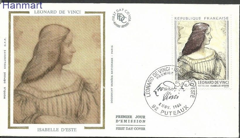 Znaczek Francja 1986 Mi S2581 FDC