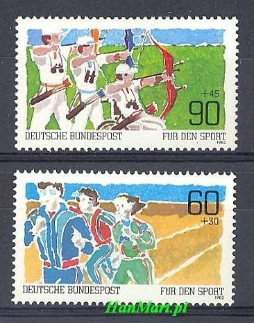 Znaczek Niemcy 1982 Mi 1127-1128 Czyste **