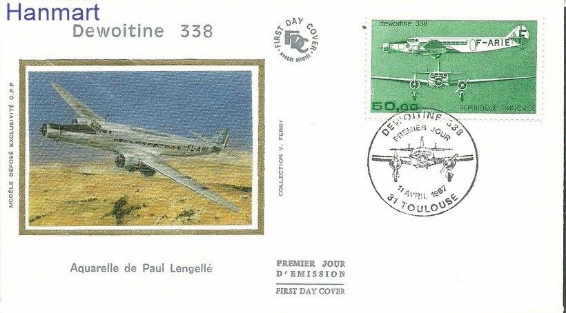 Znaczek Francja 1987 Mi S2601 FDC