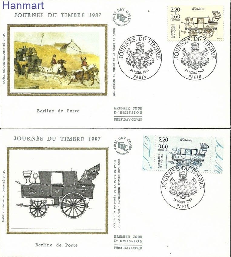 Znaczek Francja 1987 Mi S2600AaCbII FDC