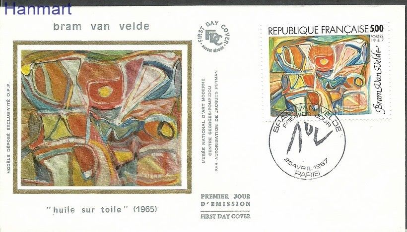 Znaczek Francja 1987 Mi S2605 FDC