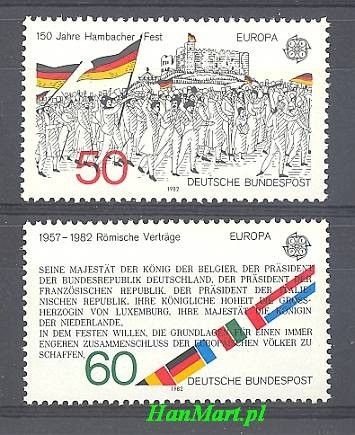 Znaczek Niemcy 1982 Mi 1130-1131 Czyste **