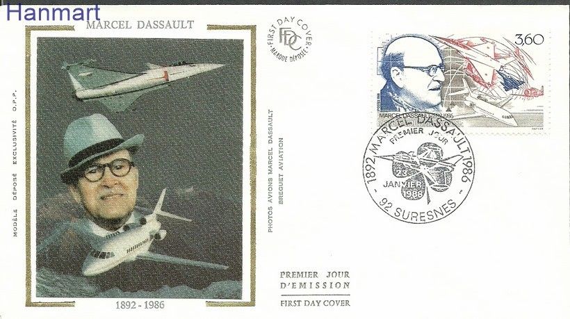 Znaczek Francja 1988 Mi S2637 FDC