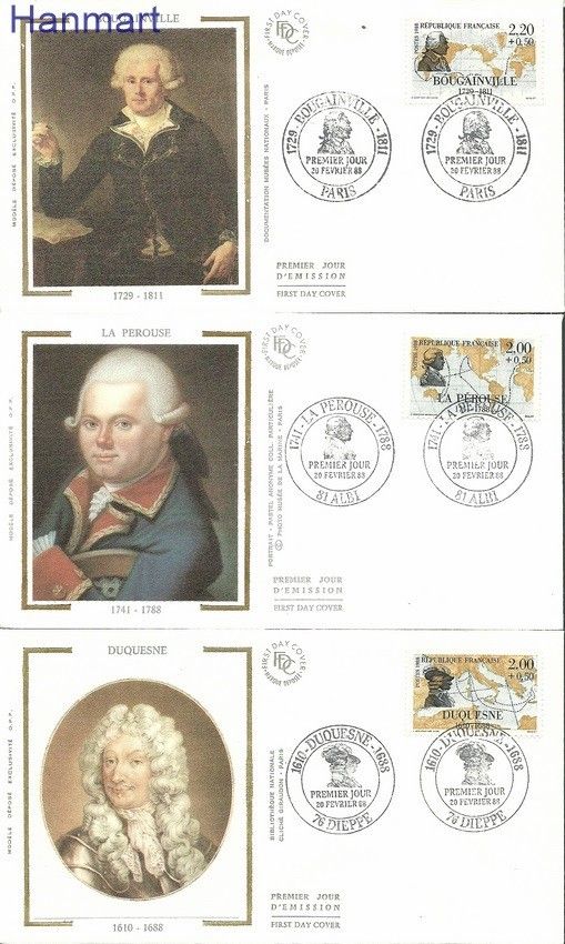 Znaczek Francja 1998 Mi S2655-2660 FDC