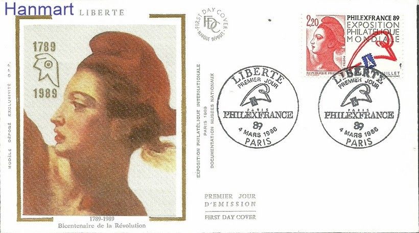 Znaczek Francja 1988 Mi S2661 FDC