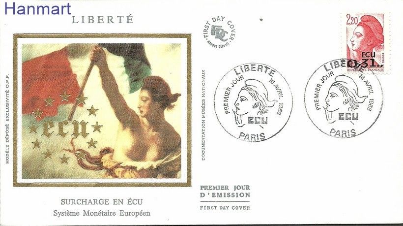 Znaczek Francja 1988 Mi S2666 FDC