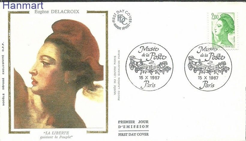 Znaczek Francja 1987 Mi S2619 FDC