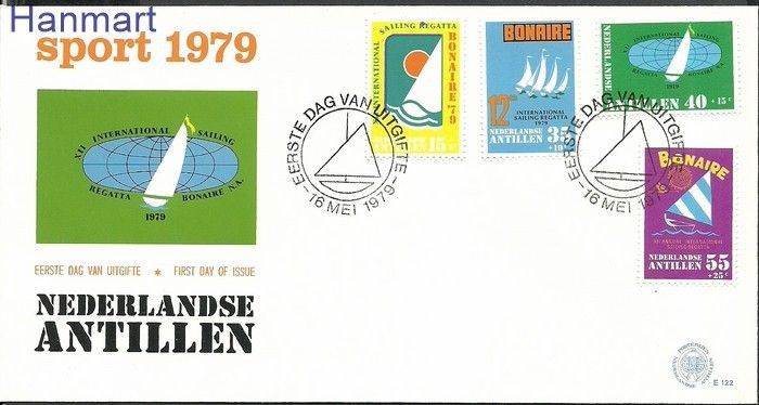 Znaczek Antyle Holenderskie 1979 Mi 391-394b FDC