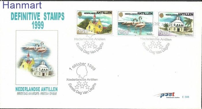 Znaczek Antyle Holenderskie 1999 Mi 1029-1031 FDC