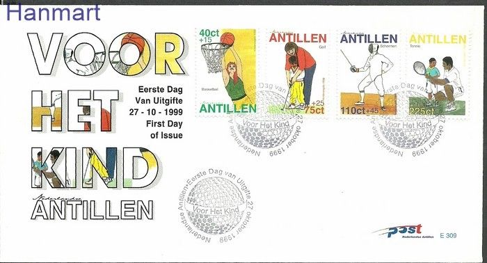 Znaczek Antyle Holenderskie 1999 Mi 1032-1035 FDC