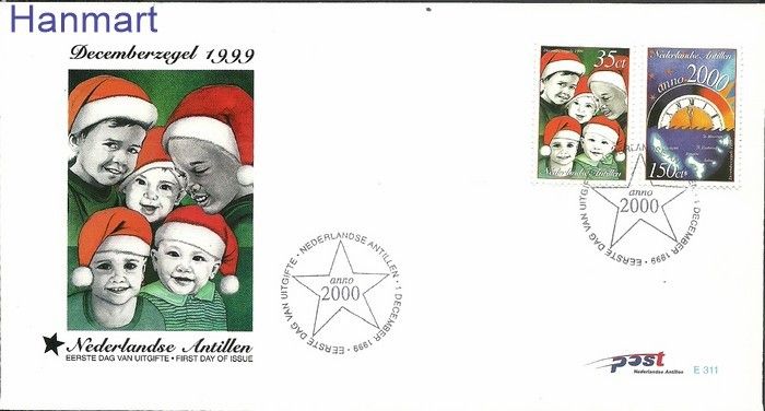 Znaczek Antyle Holenderskie 1999 Mi 1048-1049 FDC
